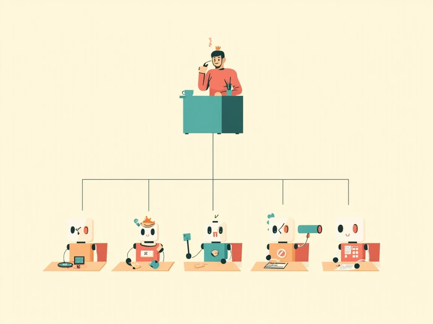 一人公司的组织架构图